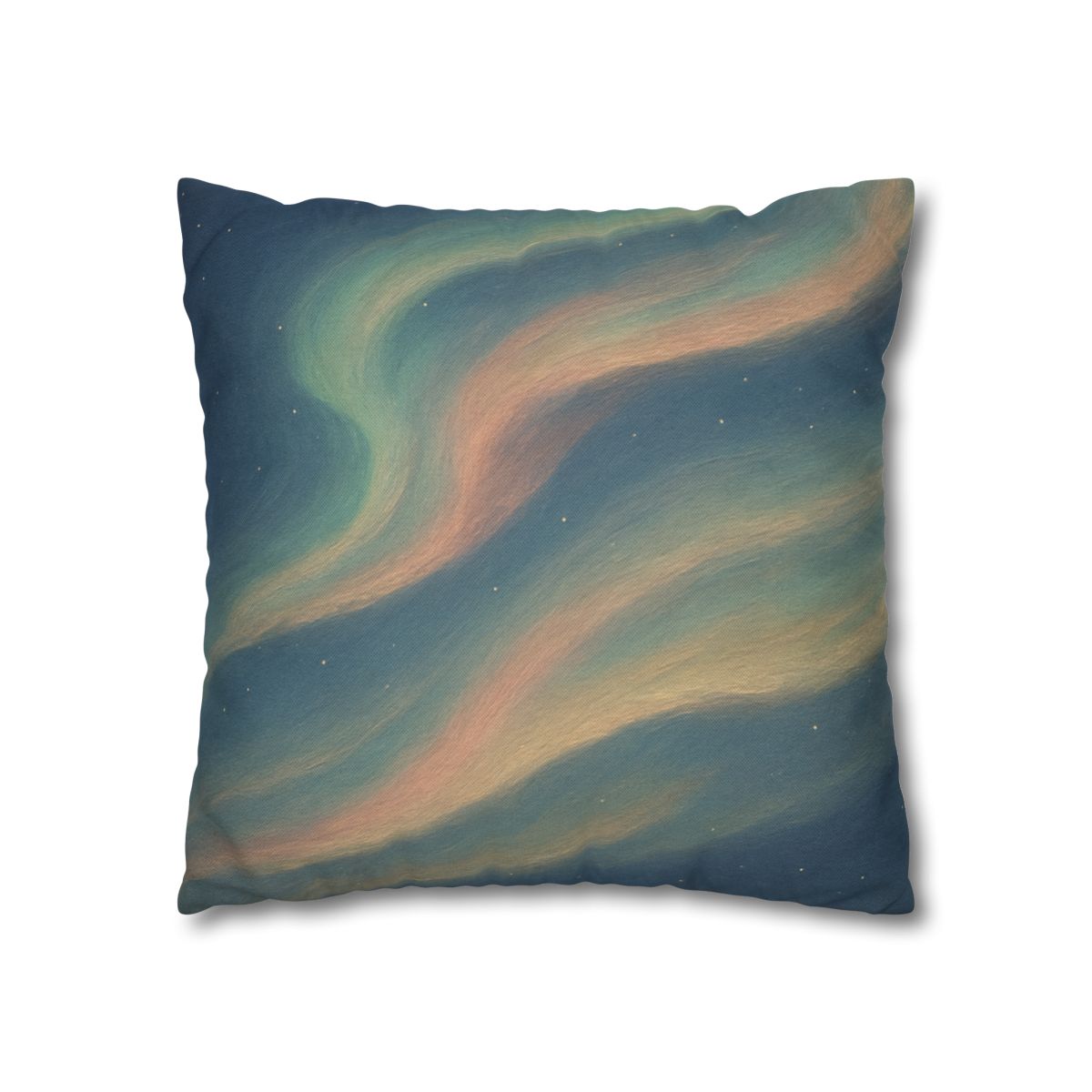 Spectral Aurora Drift designer print pillow cases