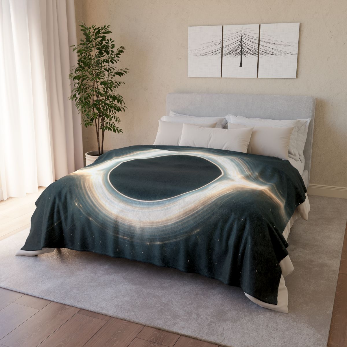 Lensed Starlight Bloom custom blankets