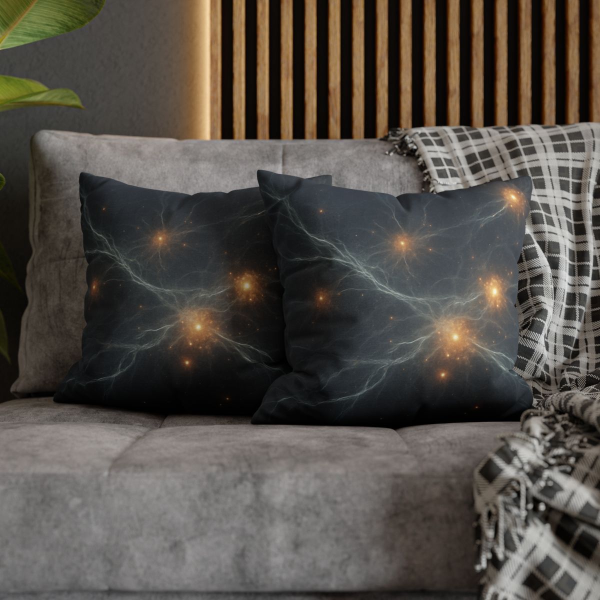 Cosmic Web Filament soft cotton pillow cases