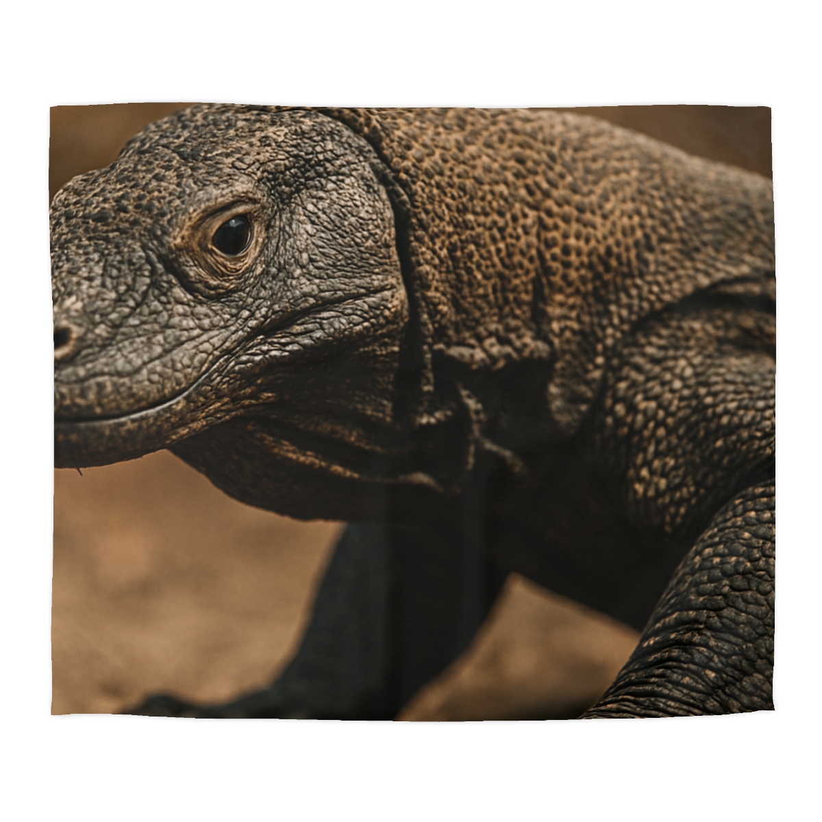 Ancient Sentinel Komodo Dragon personalized bedding duvets