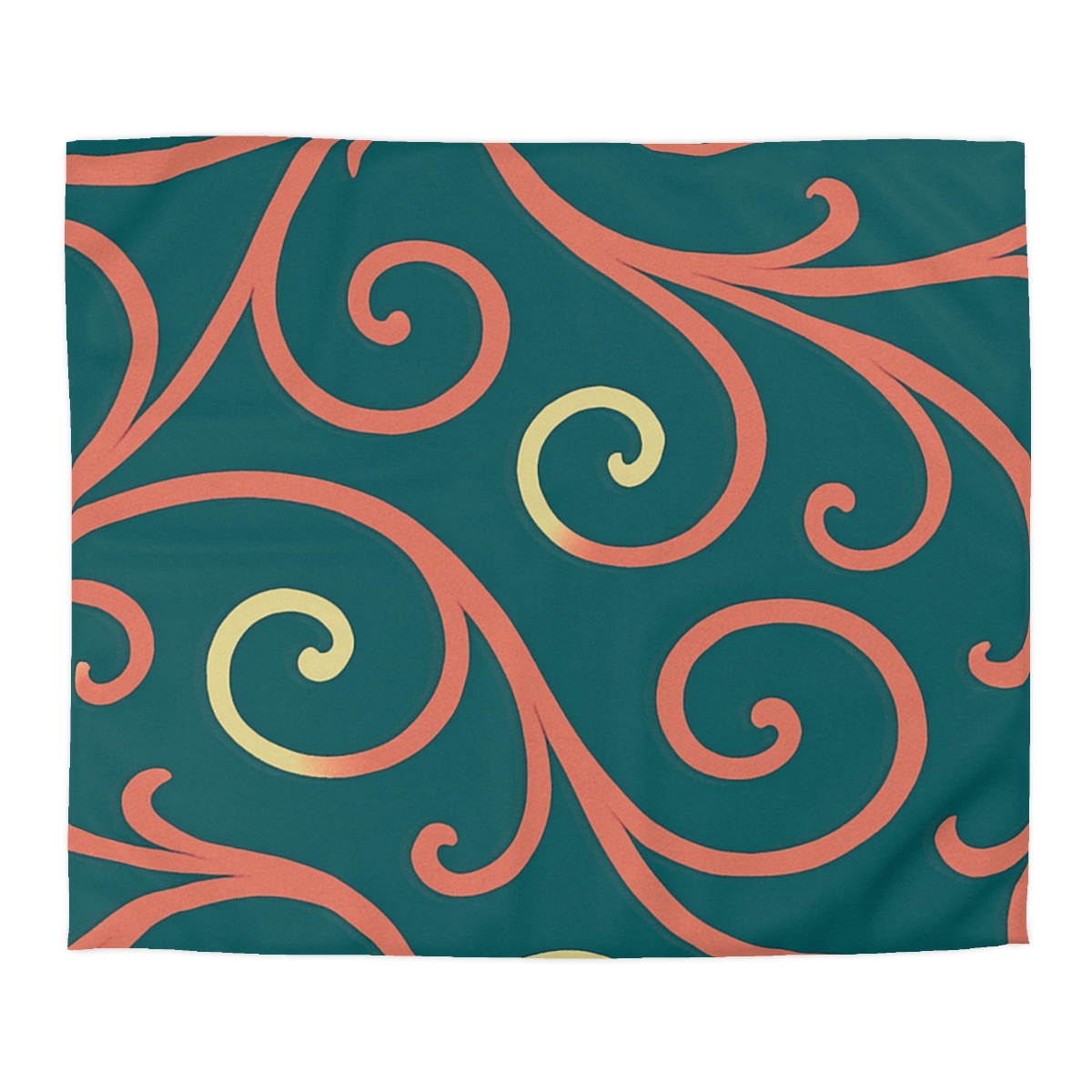 Curling Tendril Wave duvets for gifts
