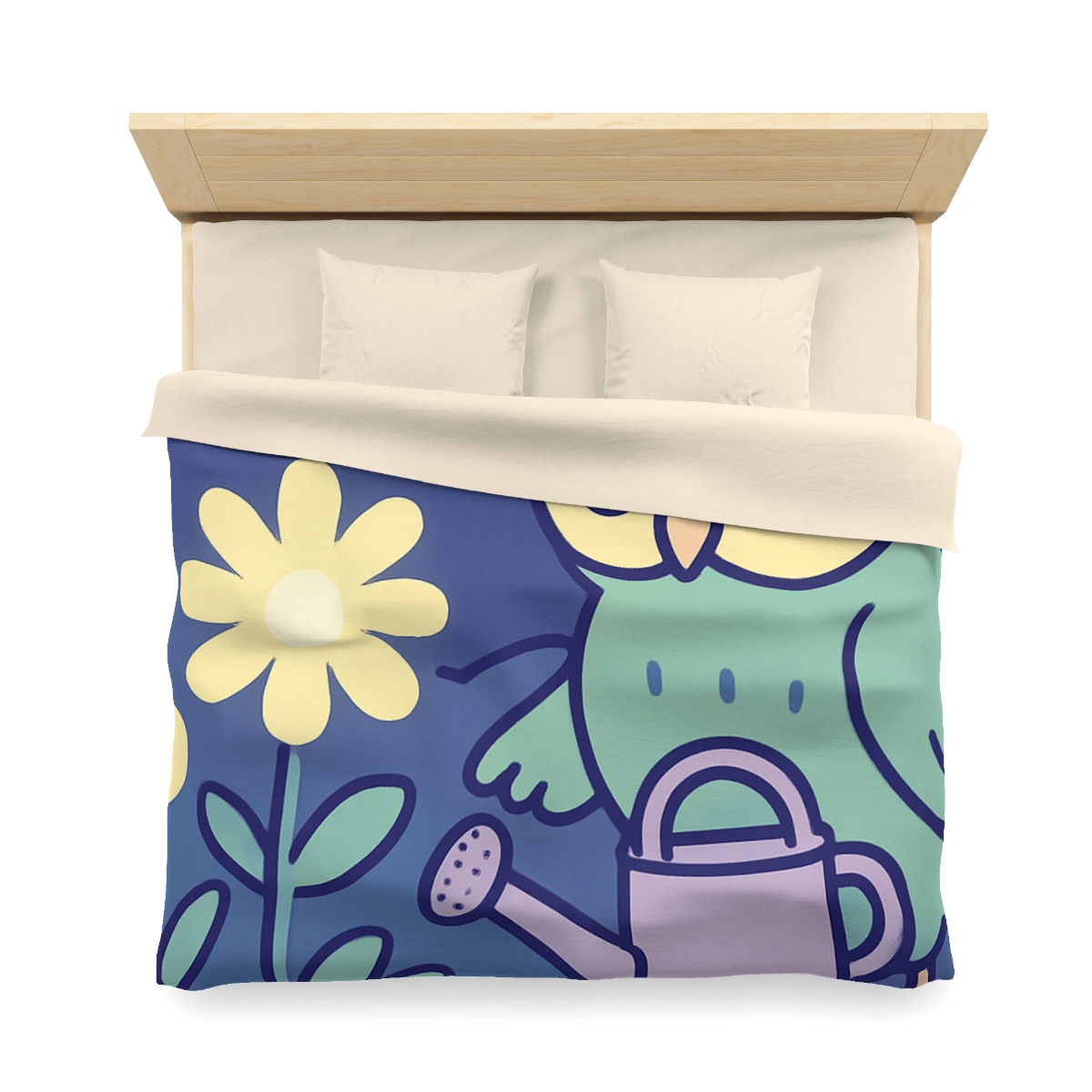 Moon Garden Owl designer printed duvets