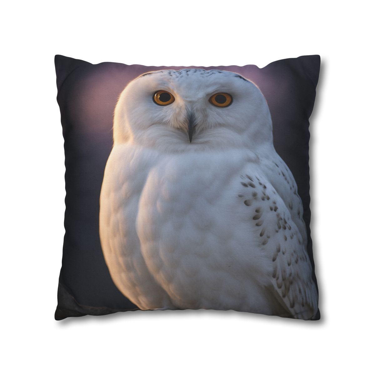 Twilight Watcher Snowy Owl unique gift pillow cases