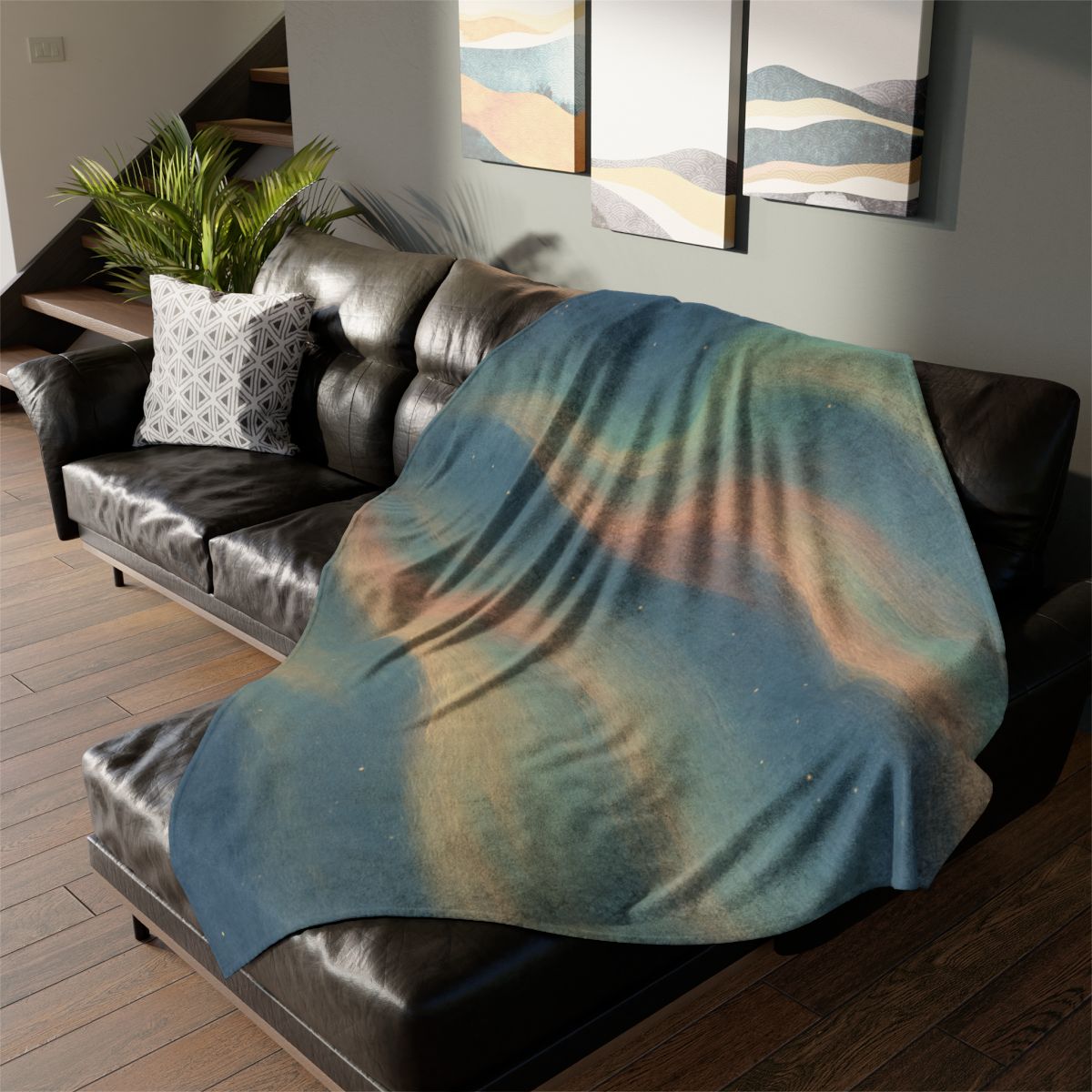Spectral Aurora Drift unique gift blankets