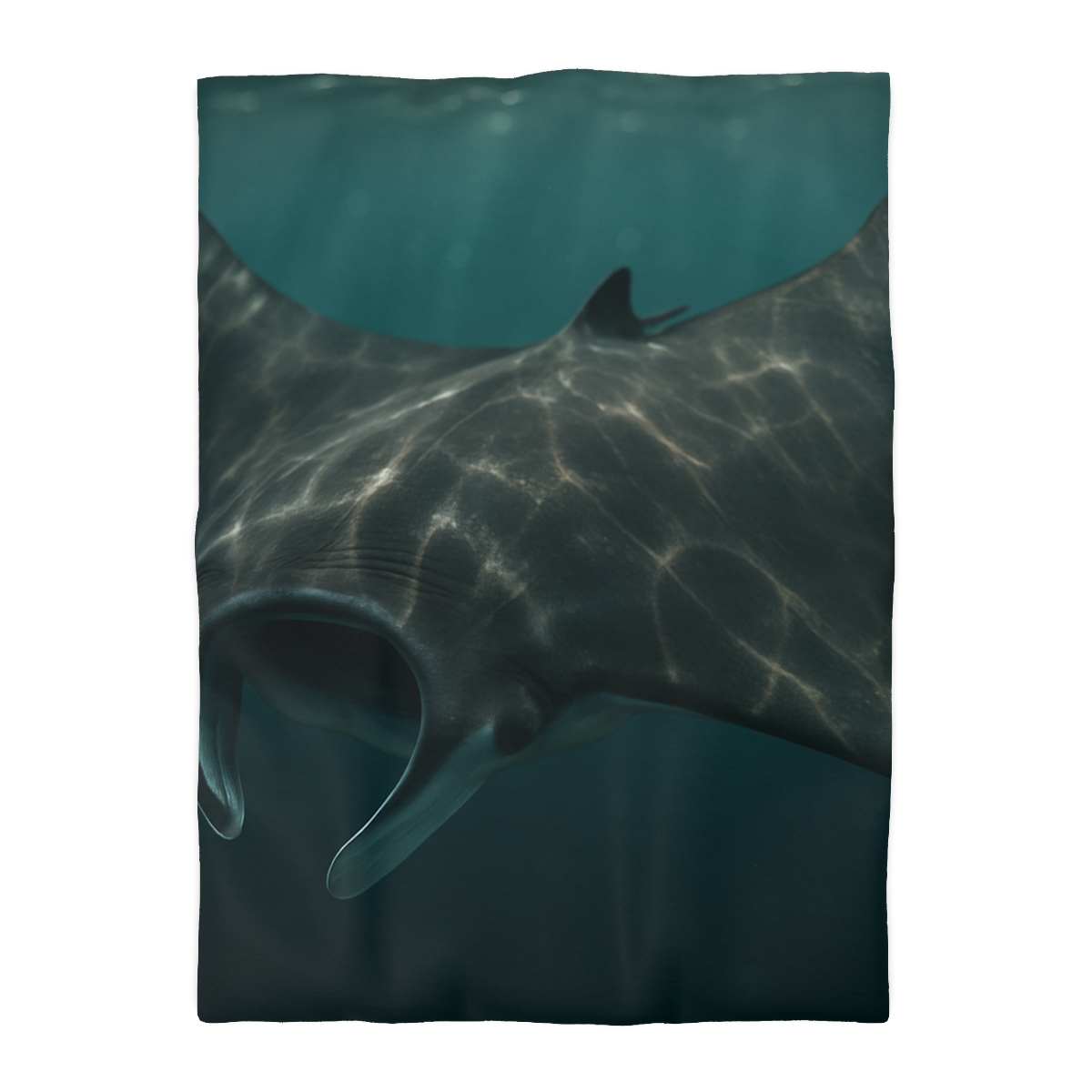 Moonlit Drift Giant Manta Ray custom duvets