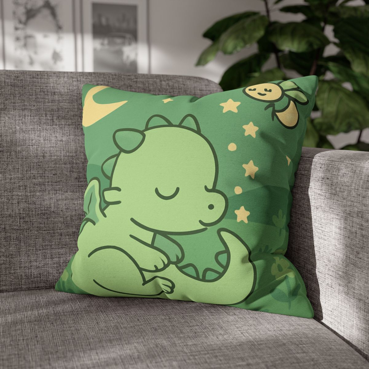 Moonlight Meadow Dragon comfortable bedding pillow covers