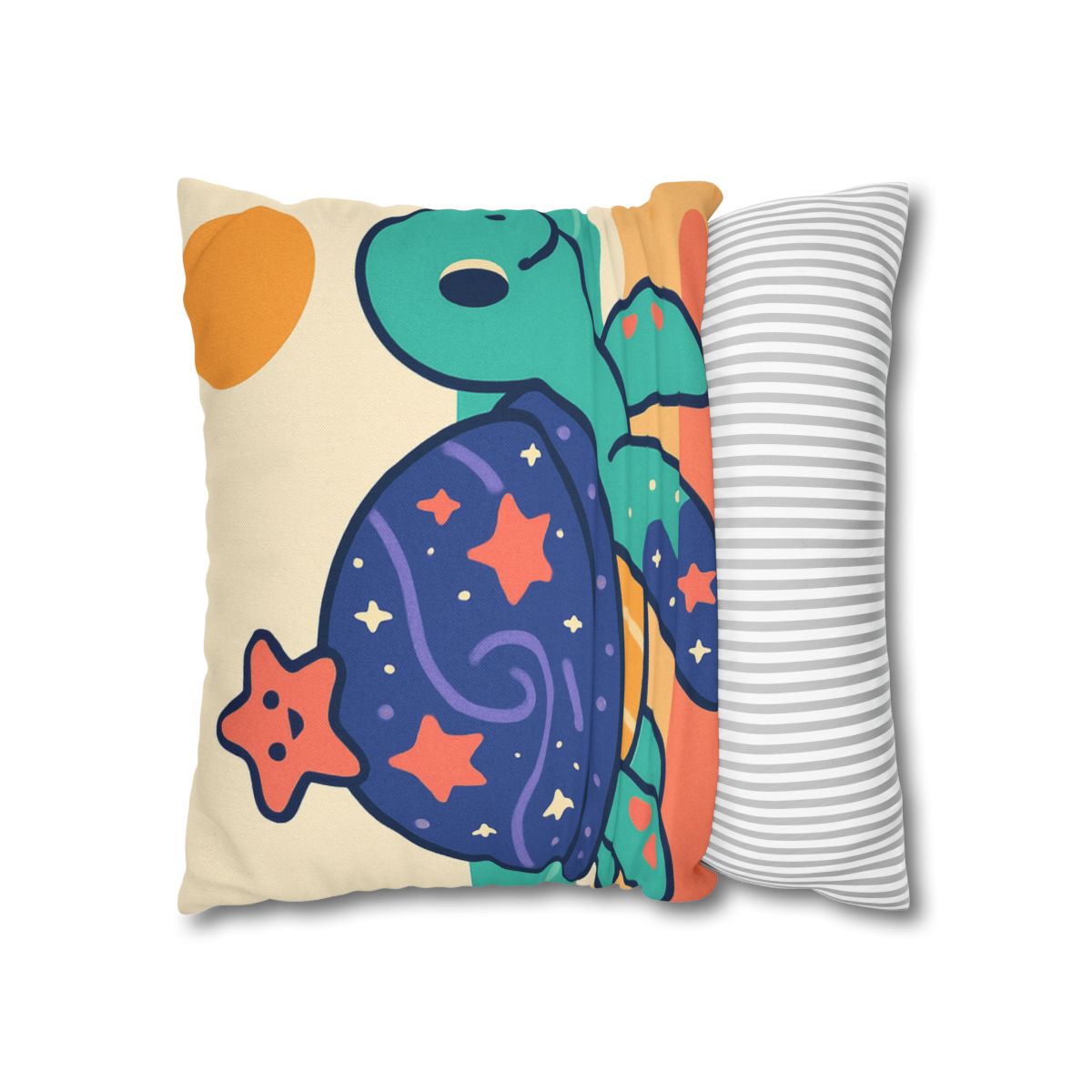 Galactic Seashell Turtle custom pillow cases