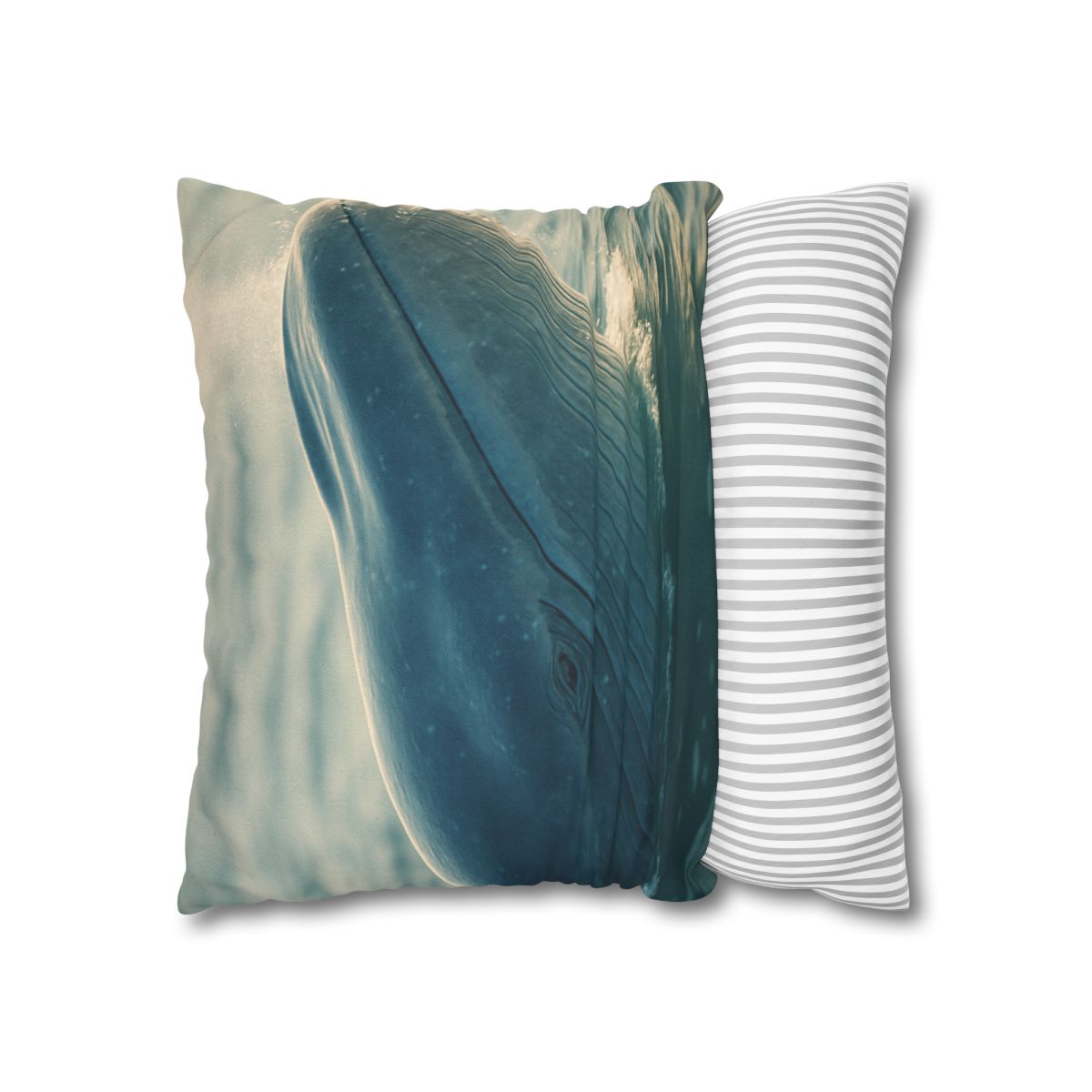 Ocean Song Blue Whale personalized pillow covers