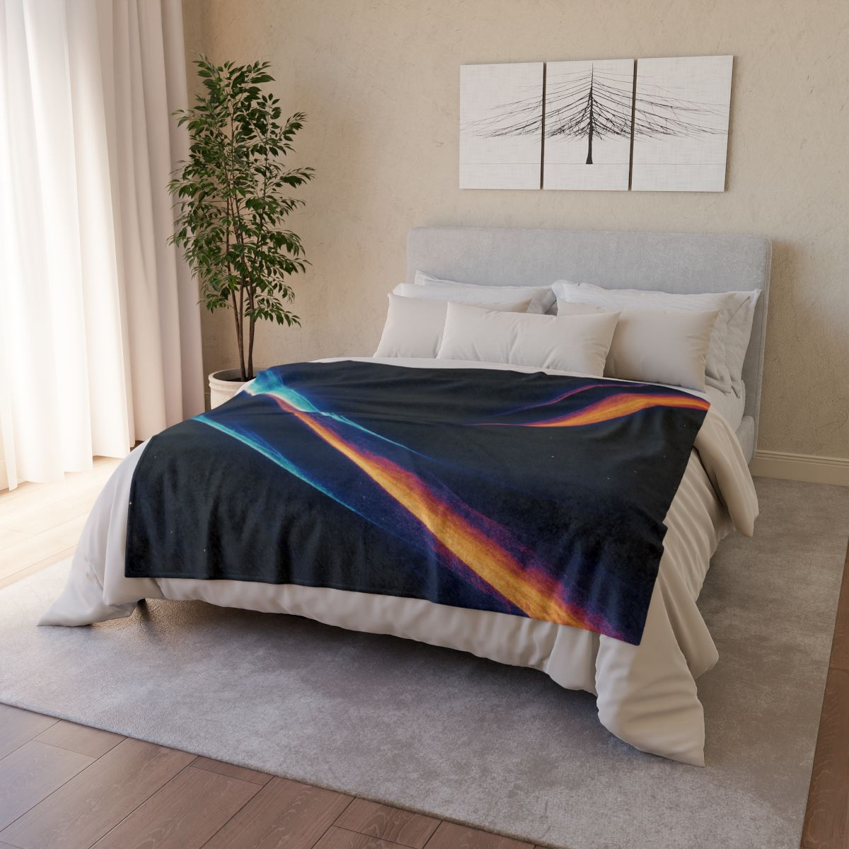 Prismatic Horizon Shear warm winter blankets