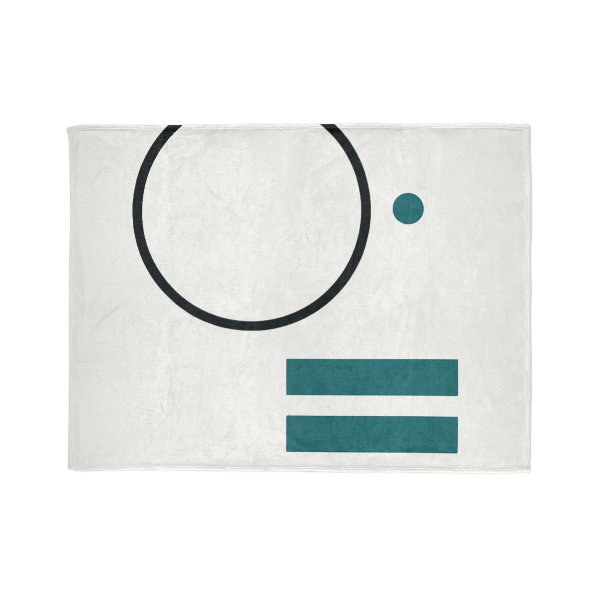 Orbiting Bars And Hollow Circle personalized cozy blankets