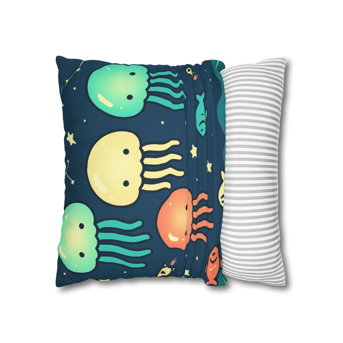 Galactic Jellyfish Parade personalized pillow covers