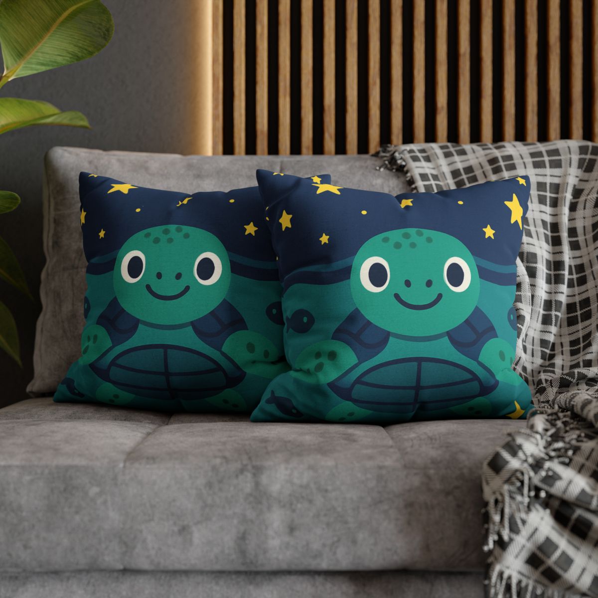 Starlight Sea Turtle comfortable bedding pillow covers