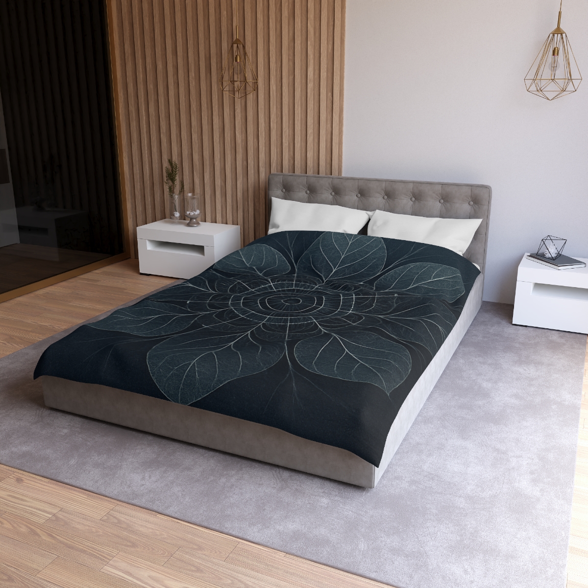 Veined Halo Mandala personalized bedding duvets