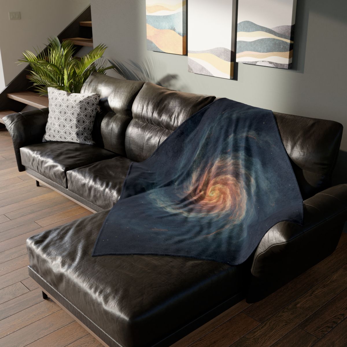 Nebula Spiral Garden warm winter blankets