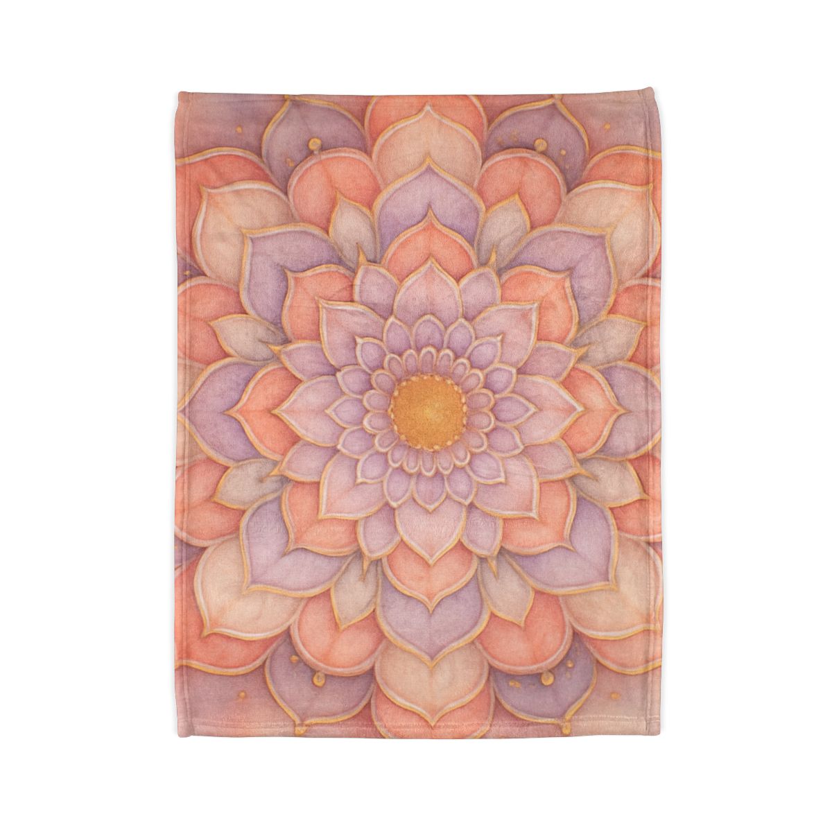 Petal Prism Mandala designer printed blankets