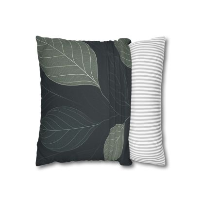 Leaf Vein Circuit Filigree soft cotton pillow cases