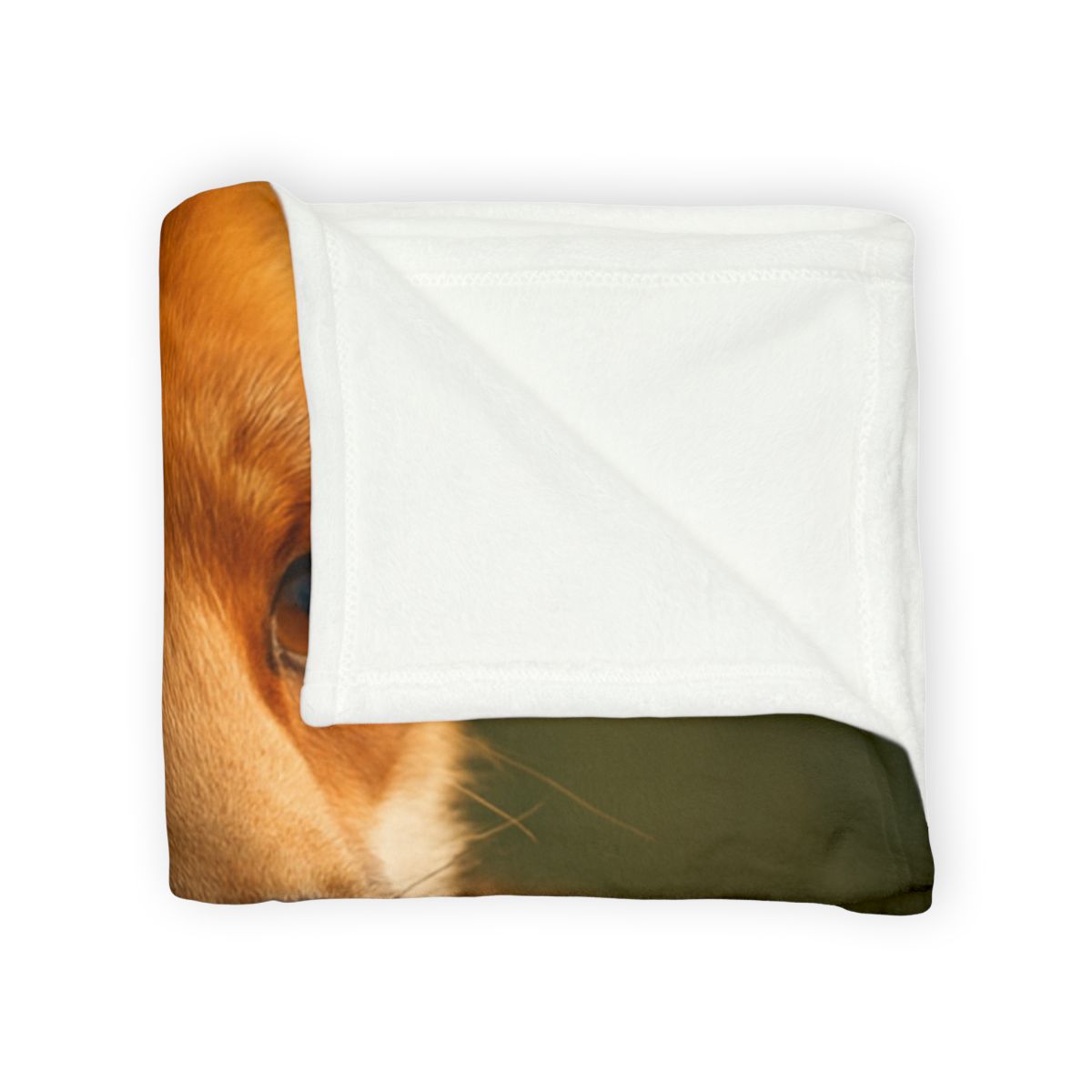 Crimson Whisper Red Fox soft fleece blankets
