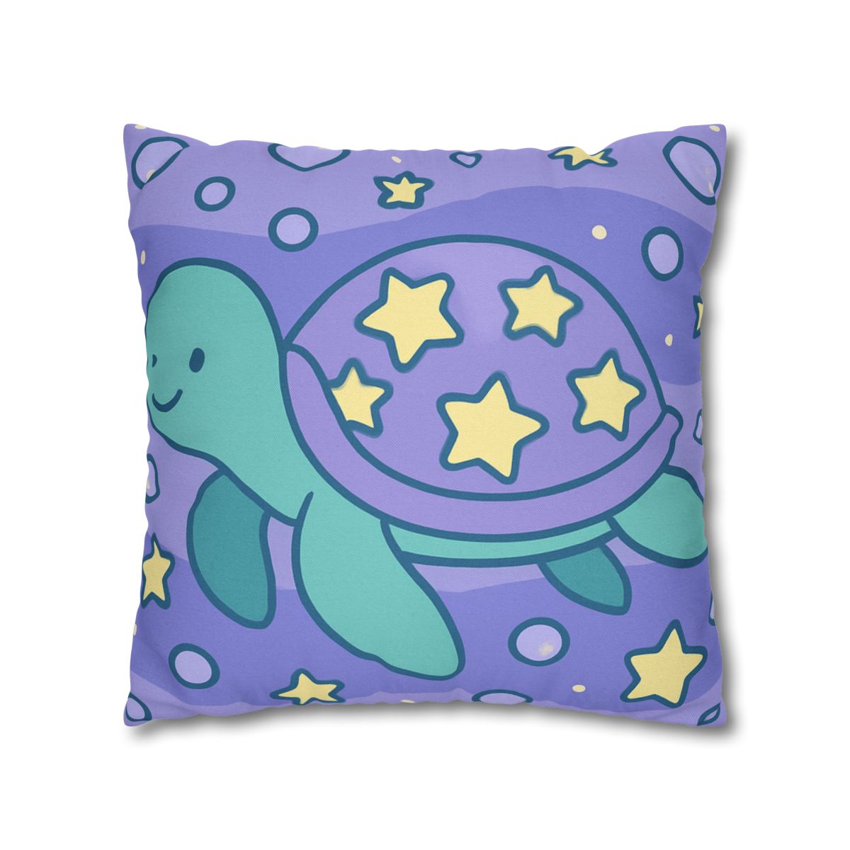 Nebula Ocean Turtle designer print pillow cases