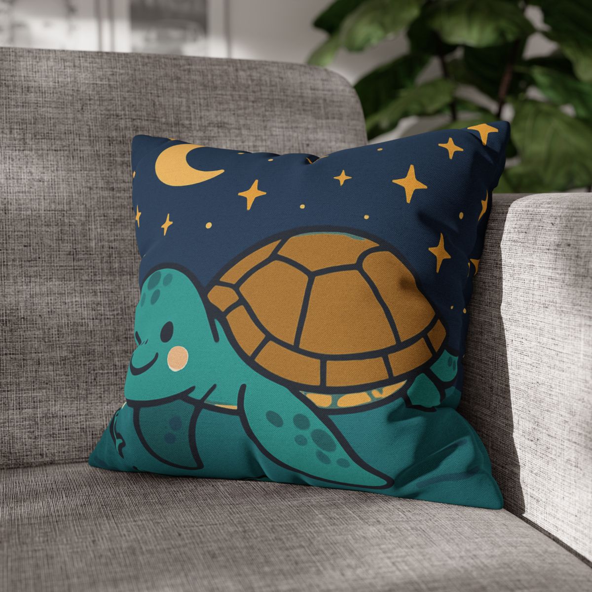 Starry Sea Turtle Voyage stylish decorative pillowcases