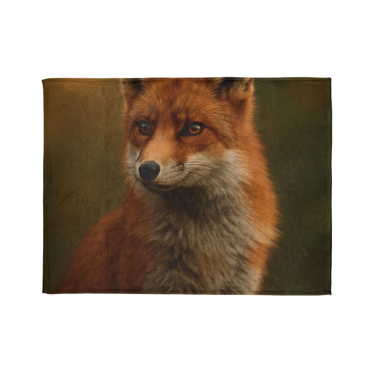 Crimson Whisper Red Fox unique gift blanketscustom blankets