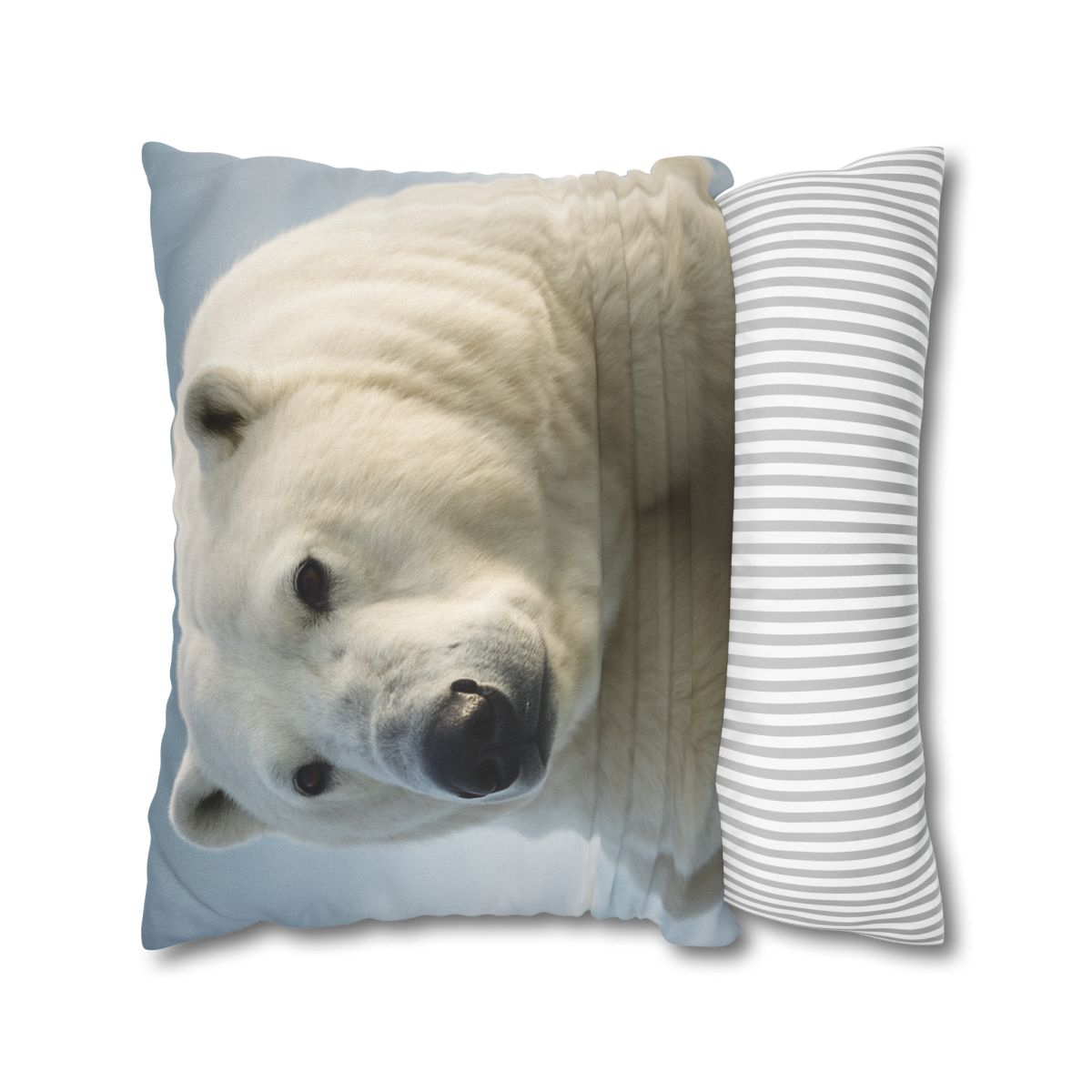 Glacier Sentinel Polar Bear personalized pillow covers