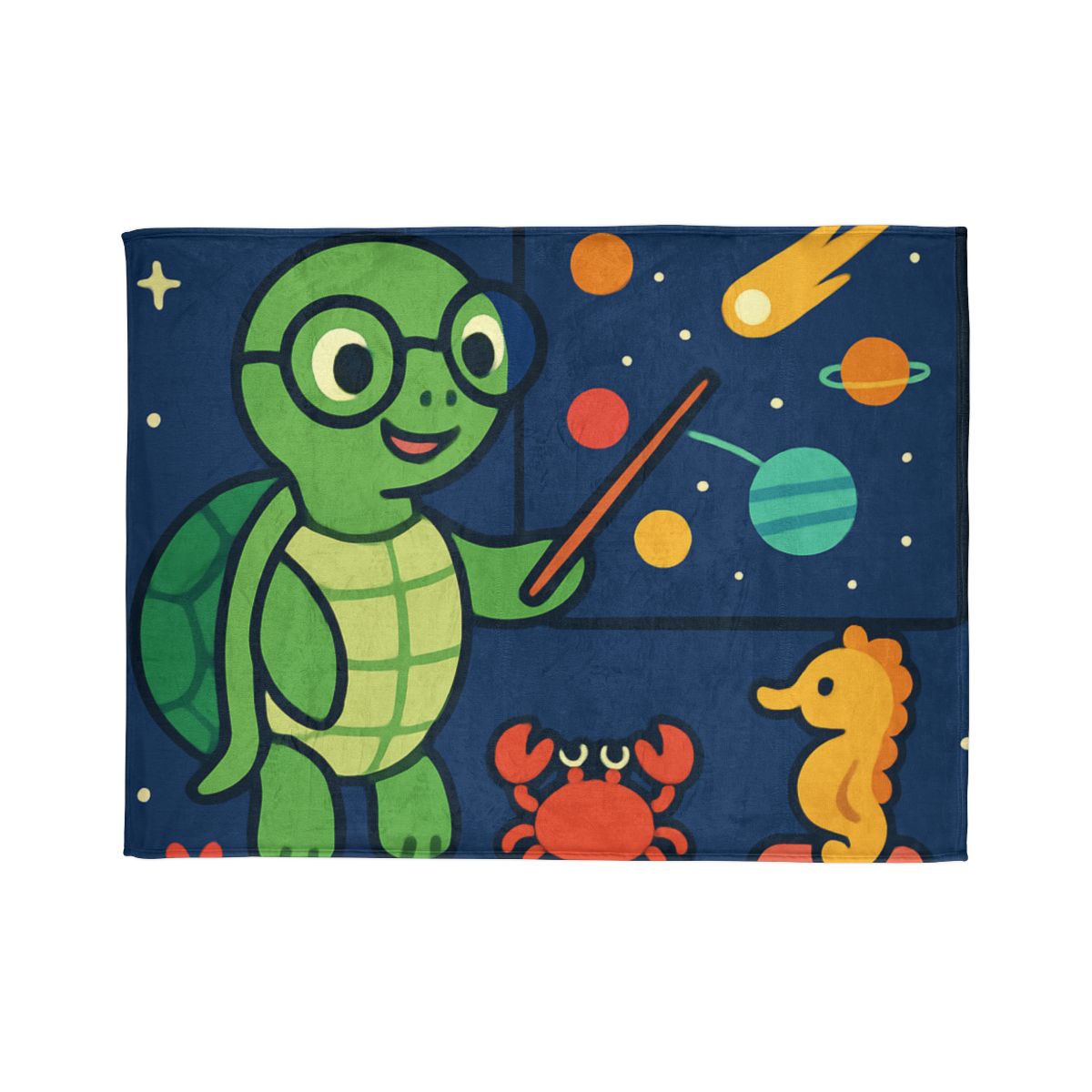 Comet Classroom Turtle decorative home blankets