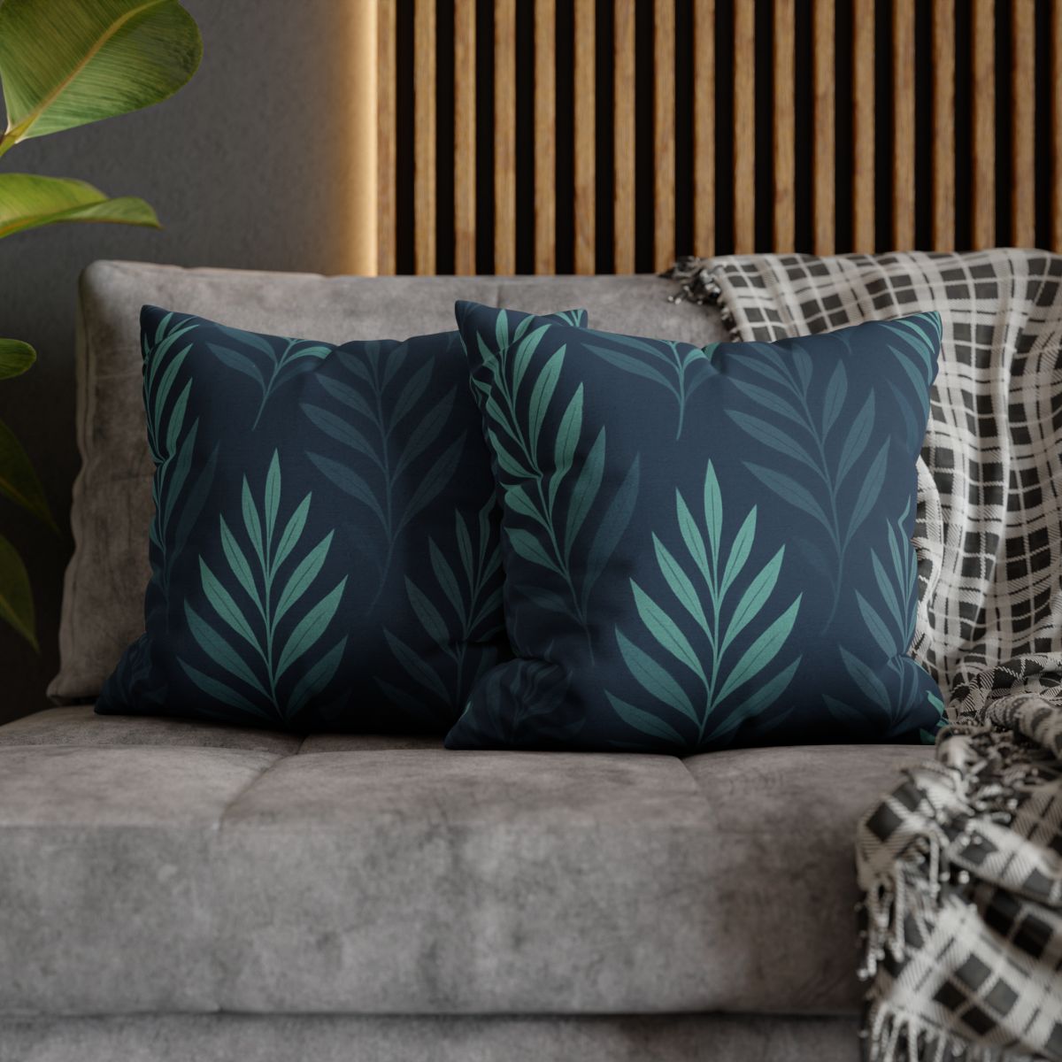 Frond Echo Rhythm soft cotton pillow cases
