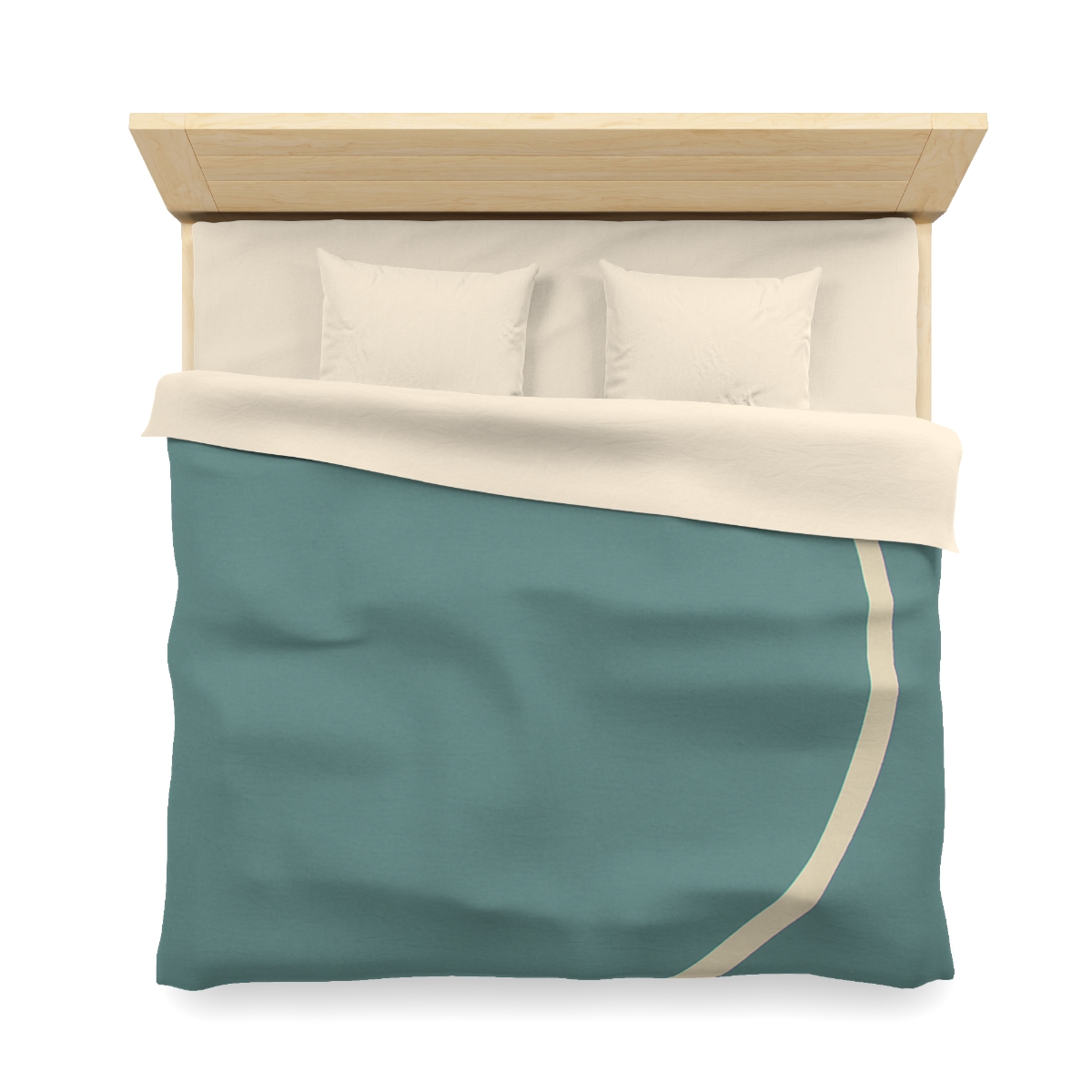 Negative Space Corner Arc duvets for gifts