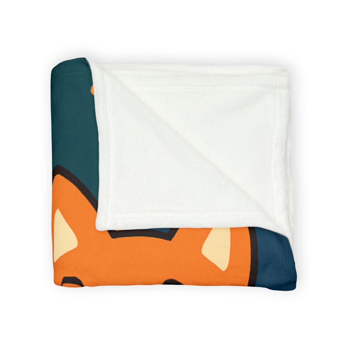 Comet Classroom With A Curious Fox soft fleece blankets