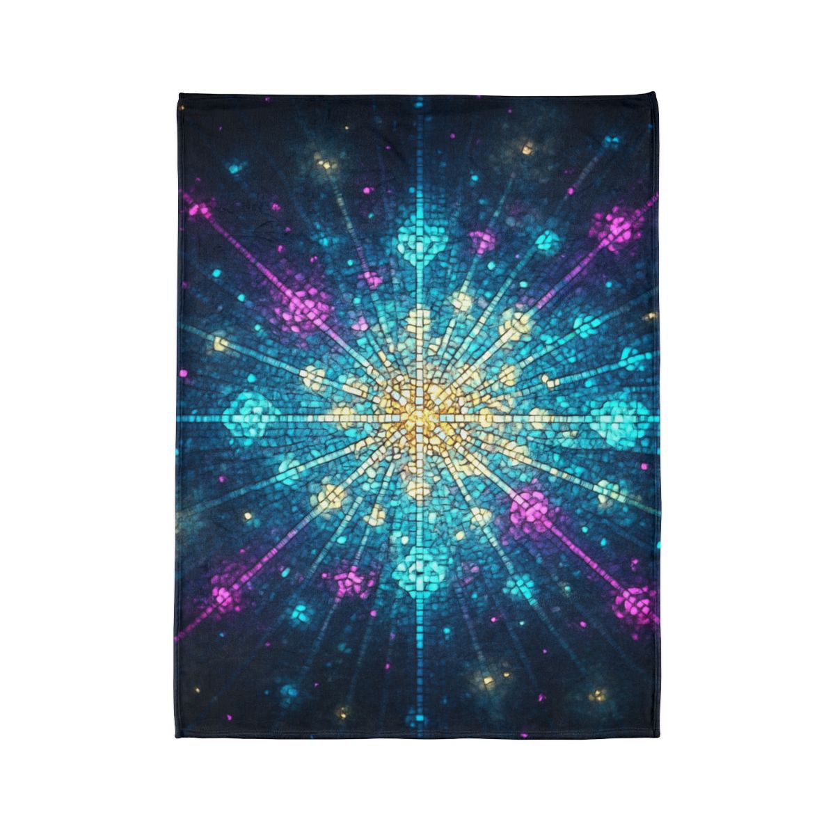 Photon Burst Mosaic trendy patterned blankets