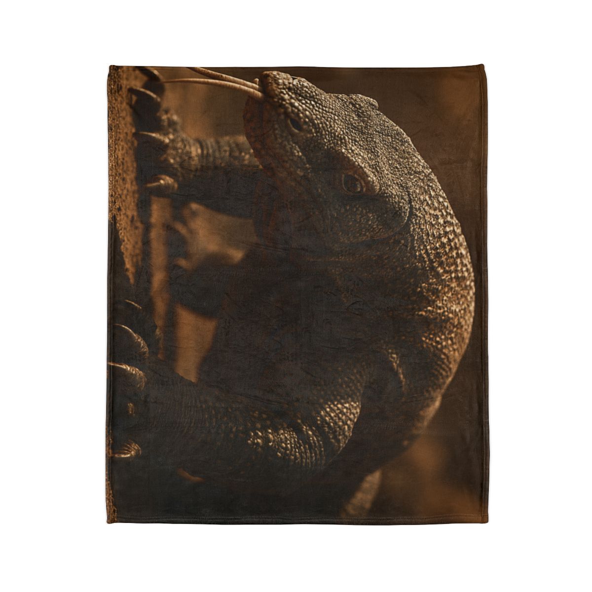 Ancient Sentinel Komodo Dragon unique gift blanketscustom blankets