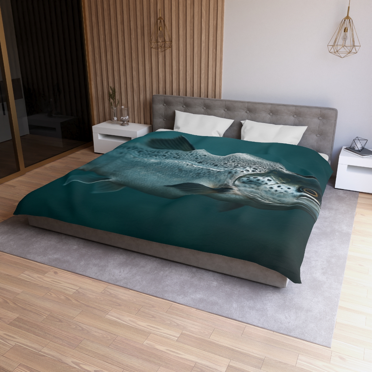 Silver Run Atlantic Salmon trendy bedroom duvets