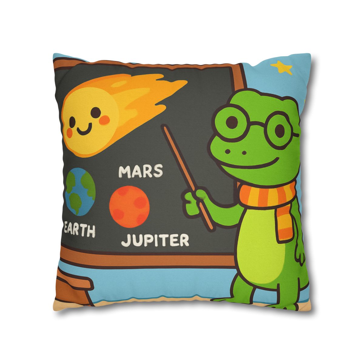 Comet Classroom Gecko custom pillow cases
