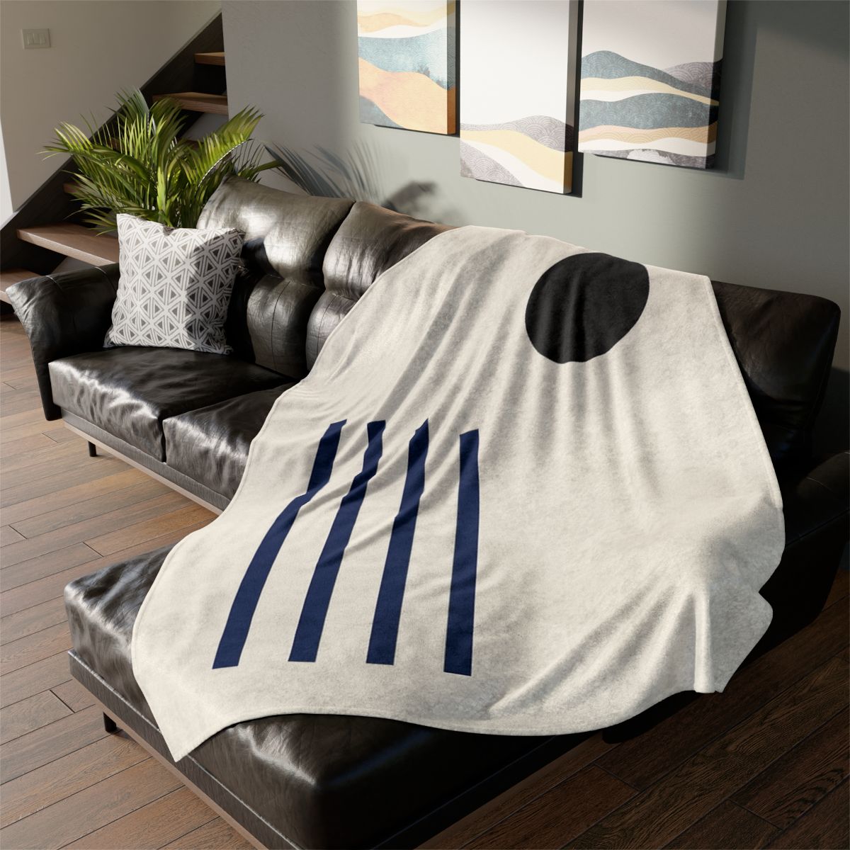 Quiet Orbit Bar Quartet trendy patterned blankets