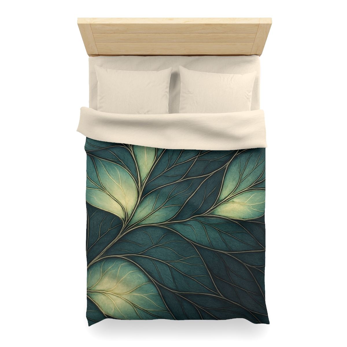 Vein Lattice Aurora Bloom designer printed duvets