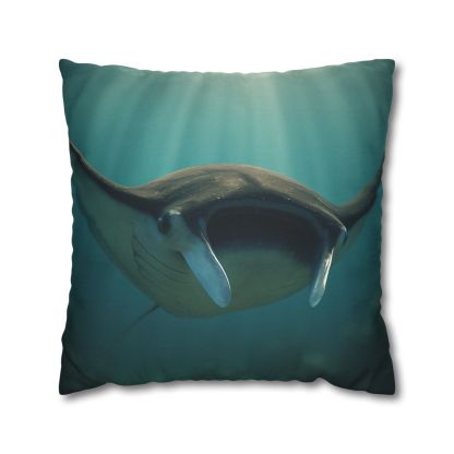 Starlit Drift Giant Manta Ray personalized pillow covers