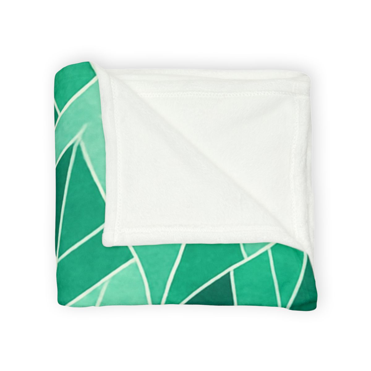 Crystal Leaf Mosaic designer printed blankets