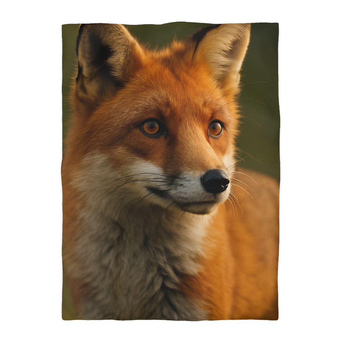 Crimson Whisper Red Fox custom duvets