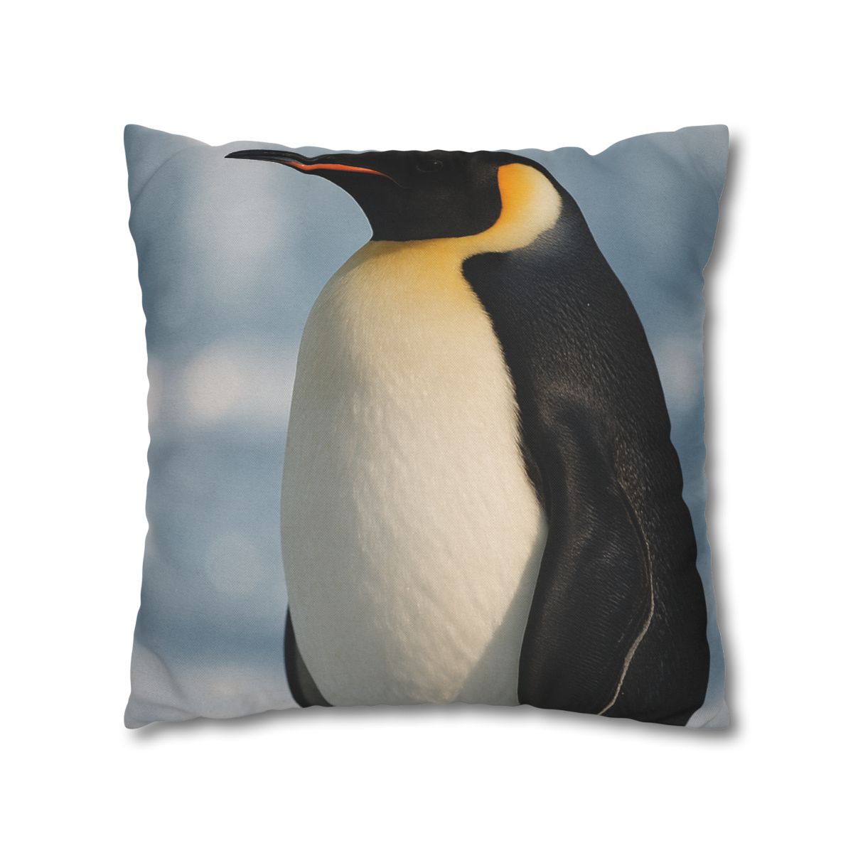 Aurora Drift Emperor Penguin stylish decorative pillowcases