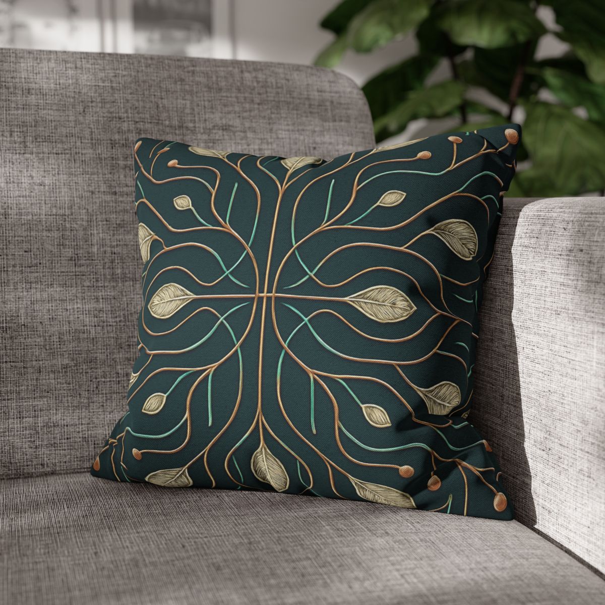 Vine Circuit Lattice unique gift pillow cases