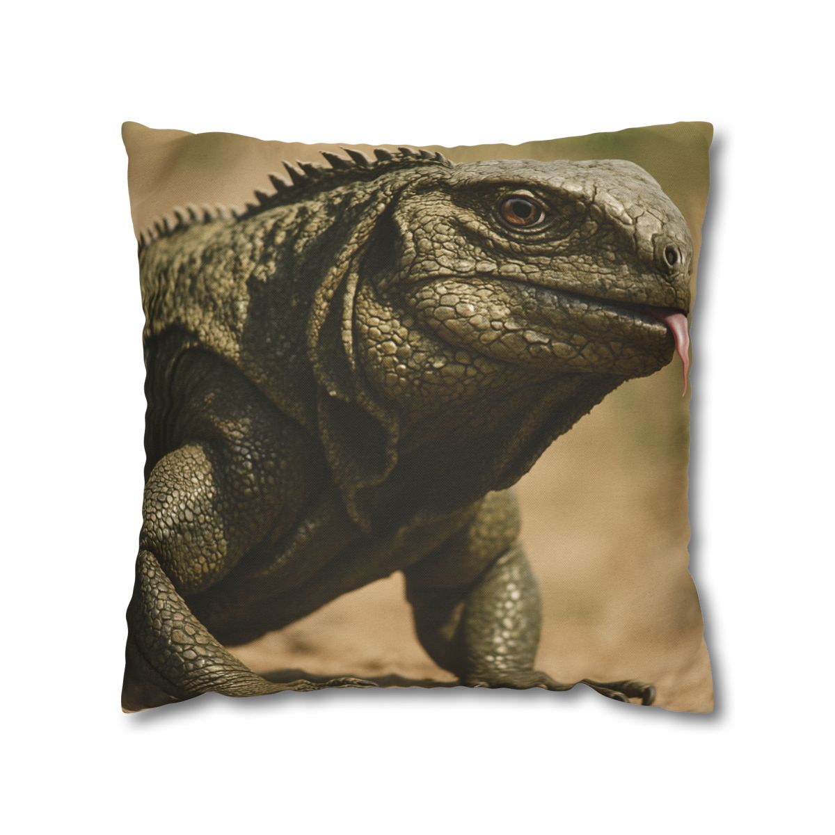 Ancient Sentinel Komodo Dragon trendy patterned pillow cases