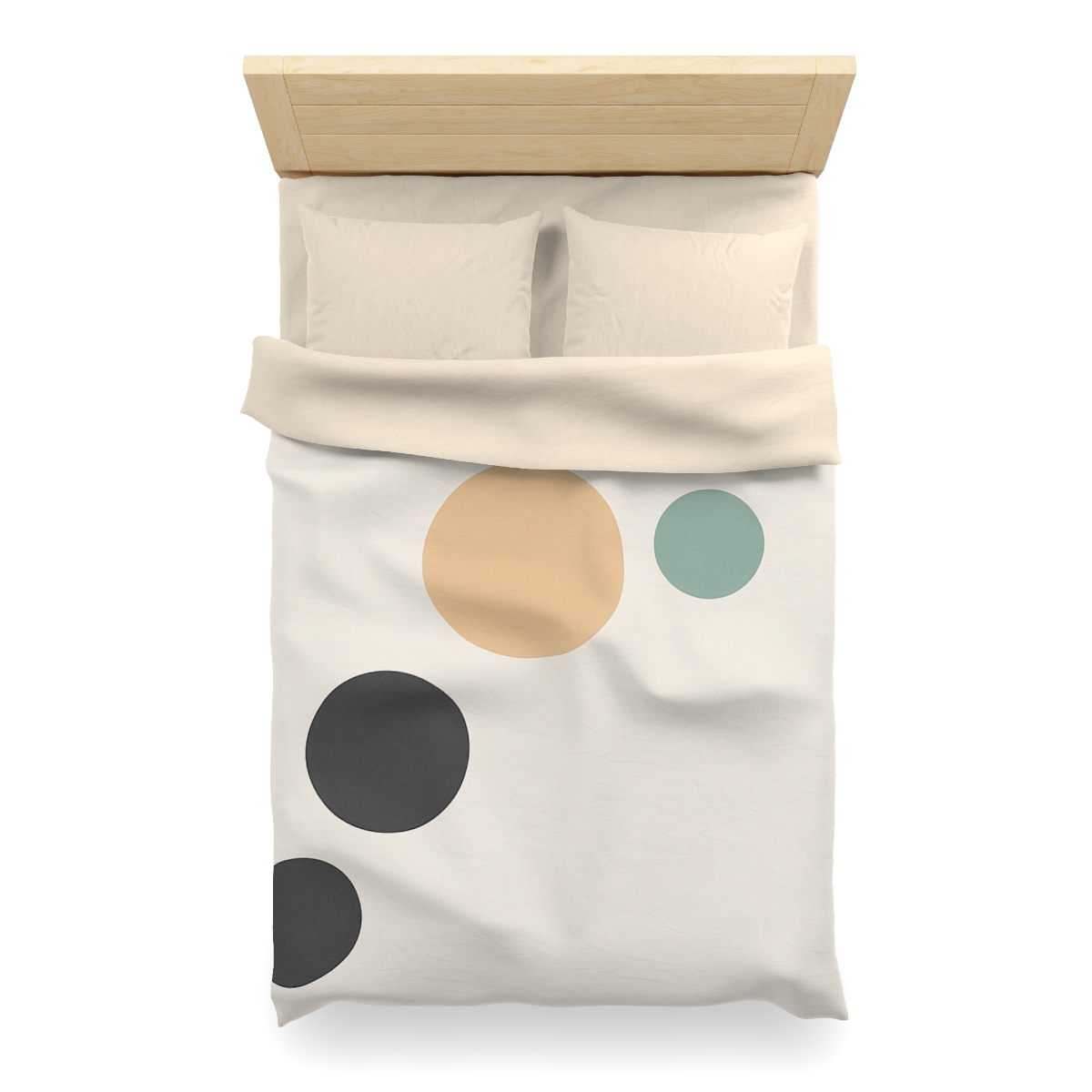 Diagonal Cluster Of Five Circles soft comforter duvets