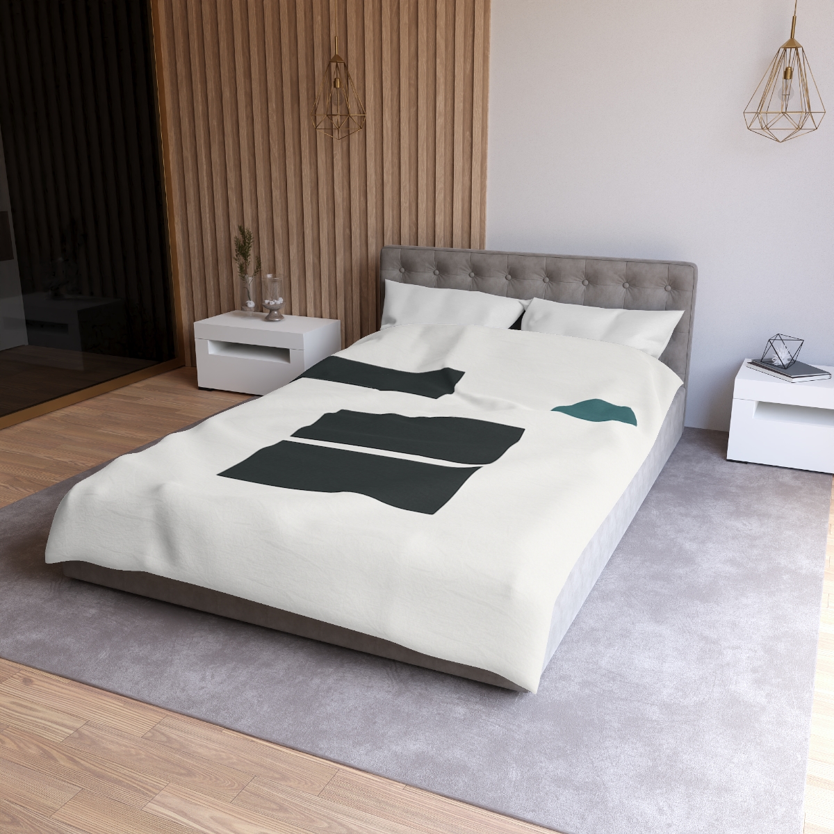 Orbiting Block Quartet warm winter duvets