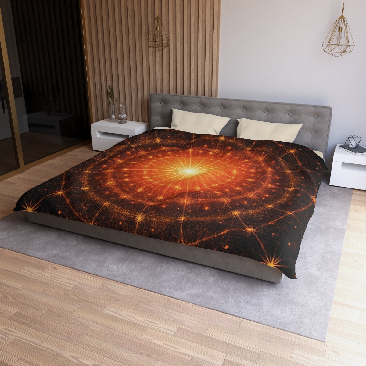 Photon Burst Mandala warm winter duvets