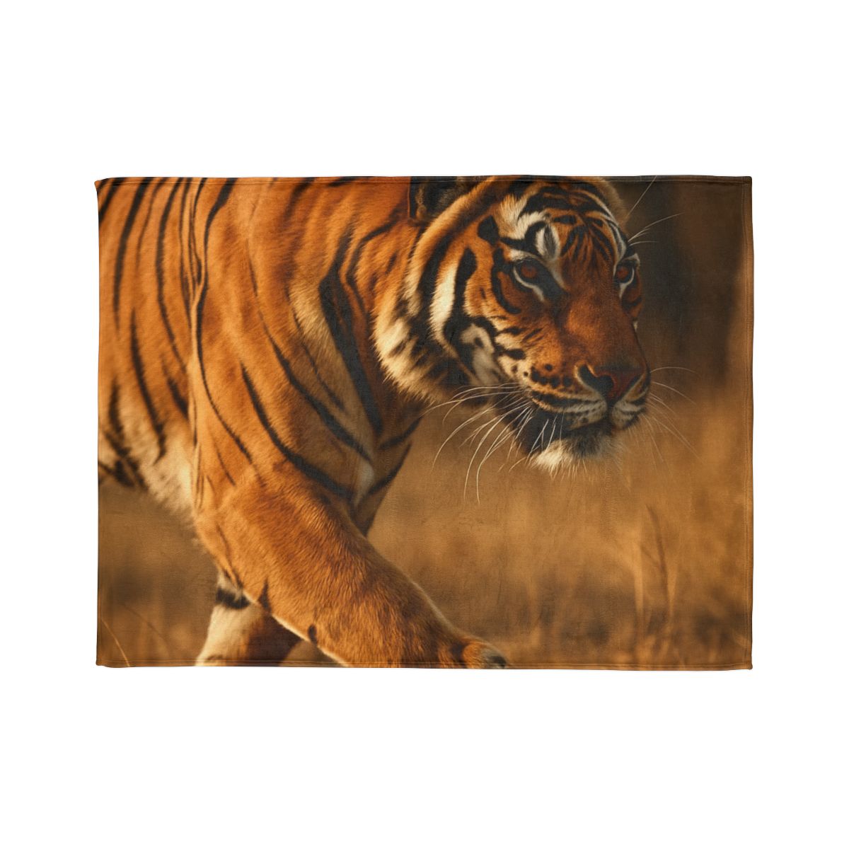 Forest Stalker Bengal Tiger designer printed blankets