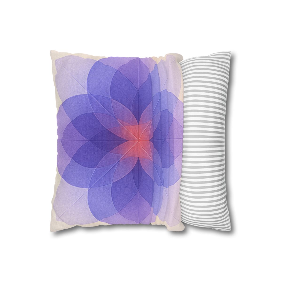 Petal Prism Overlap custom pillow cases