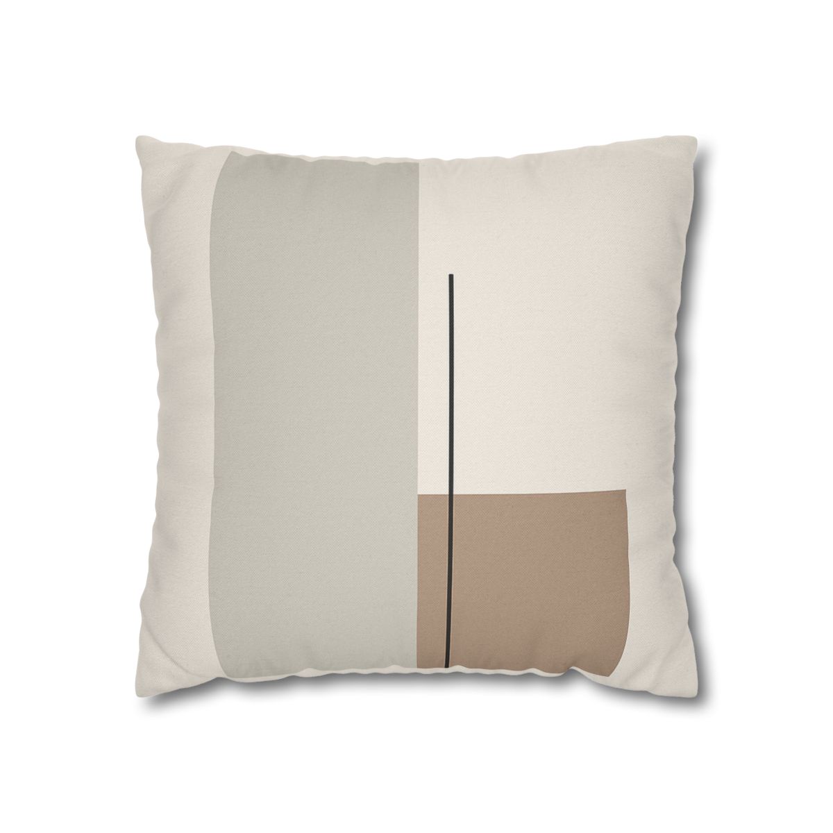 Offset Rectangle Pair With Line custom pillow cases