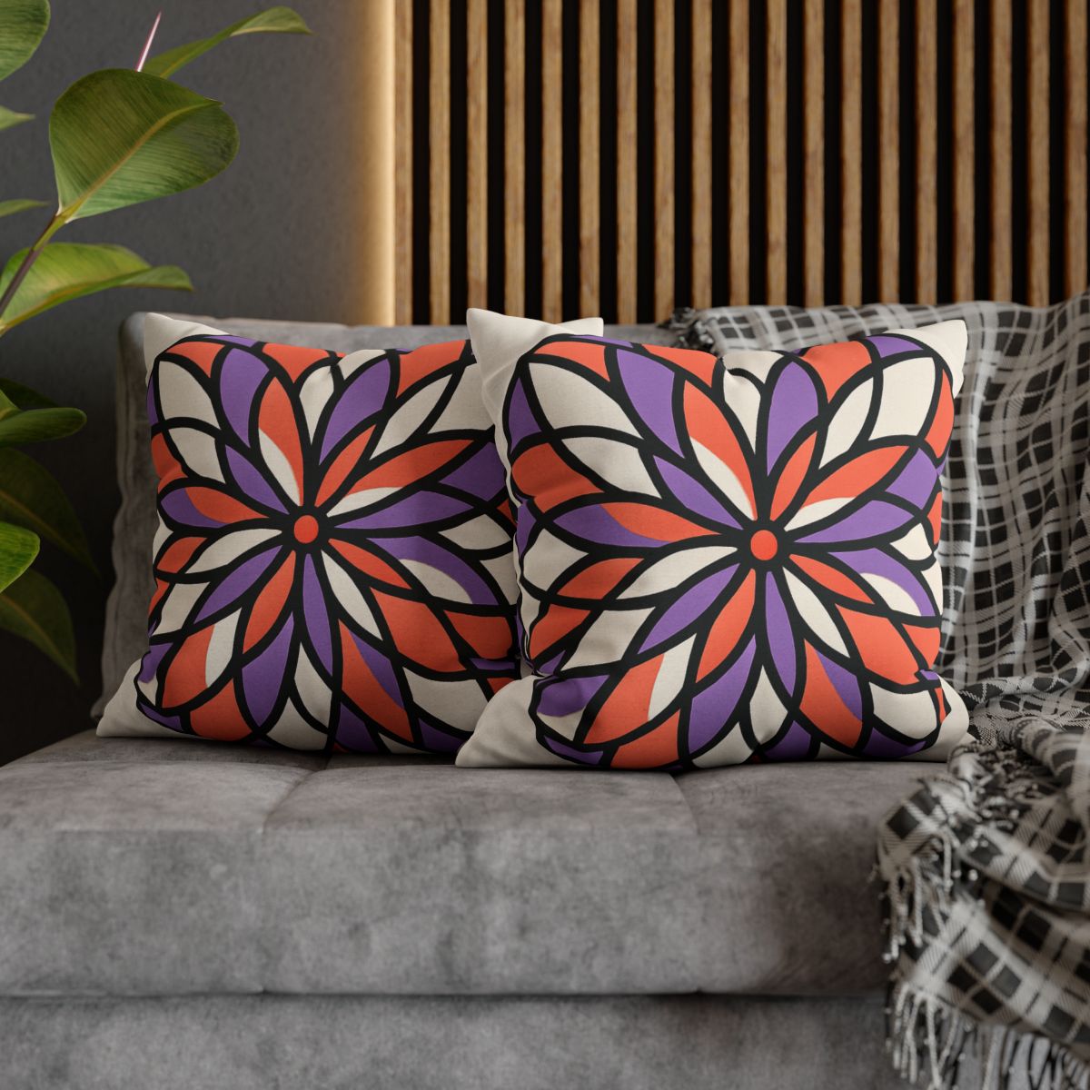 Bloom Shard Kaleidoscope unique gift pillow cases