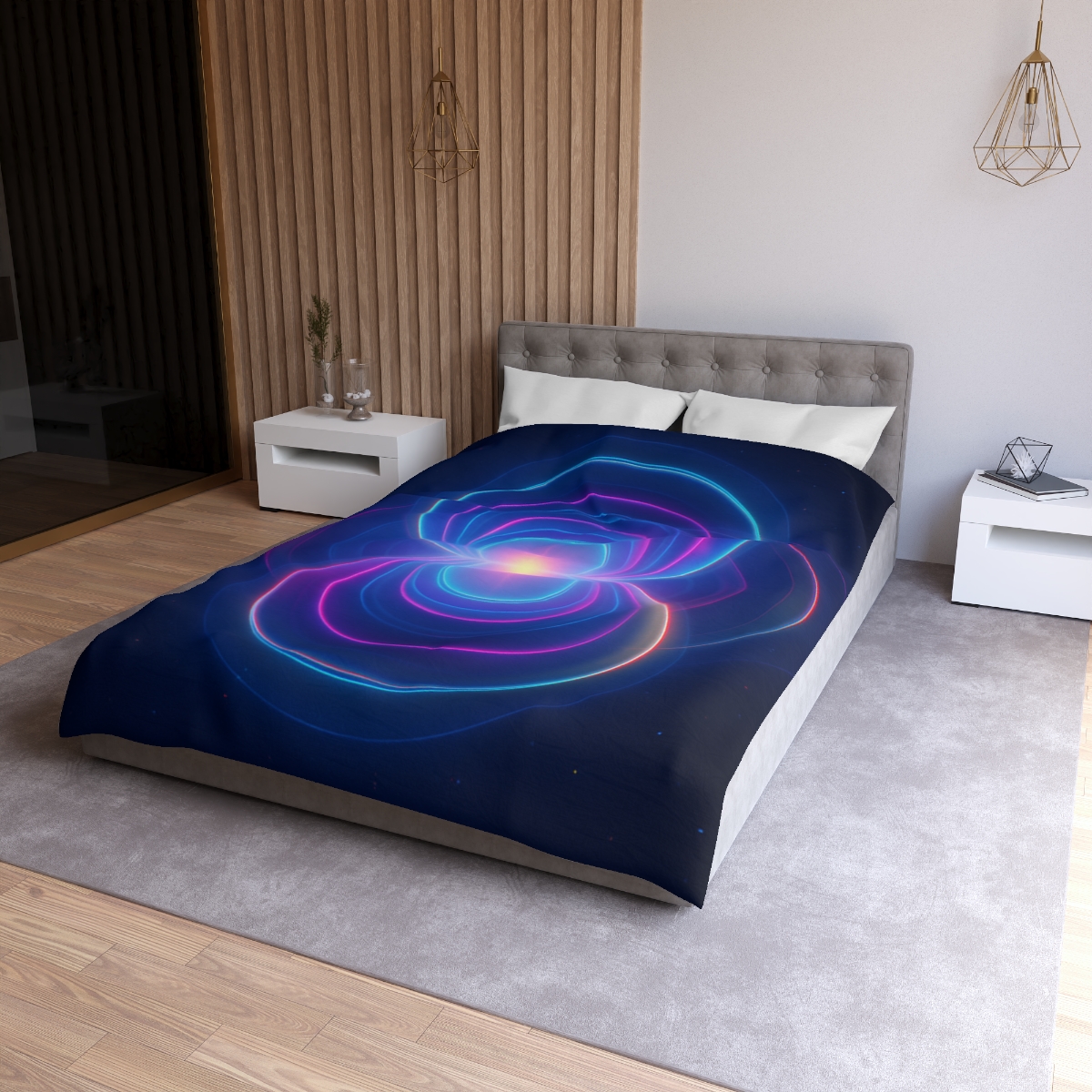 Prismatic Lensing Bloom duvets for gifts