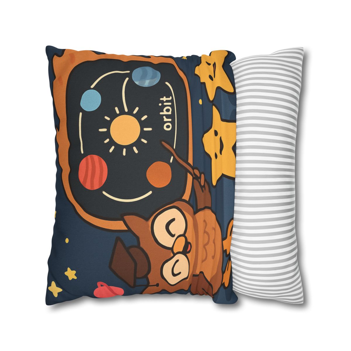 Comet Classroom Owl soft cotton pillow cases